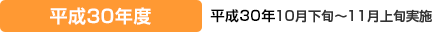 平成30年度